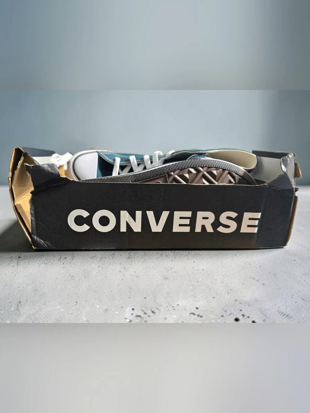 Converse EVA Lift Darkly Jade Big Kids 7 New Damaged Box